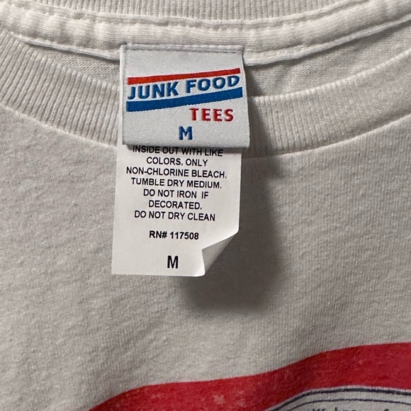 Junk Food Budweiser tee white good condition - Picture 3 of 5